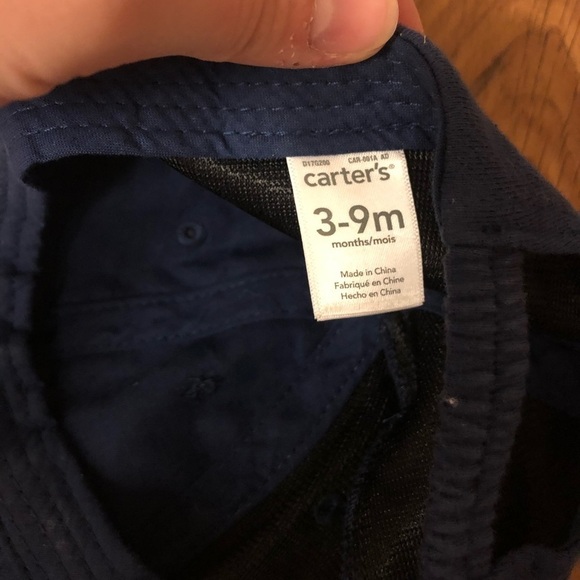 Carter’s 3-9 Month Navy Blue Hat With Ears - Picture 3 of 3